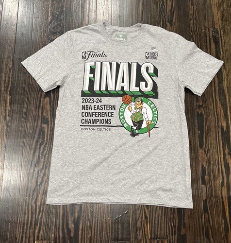 Fanatics Boston Celtics Finals T Shirt Men’s Medium Gray Polyester NWOT 