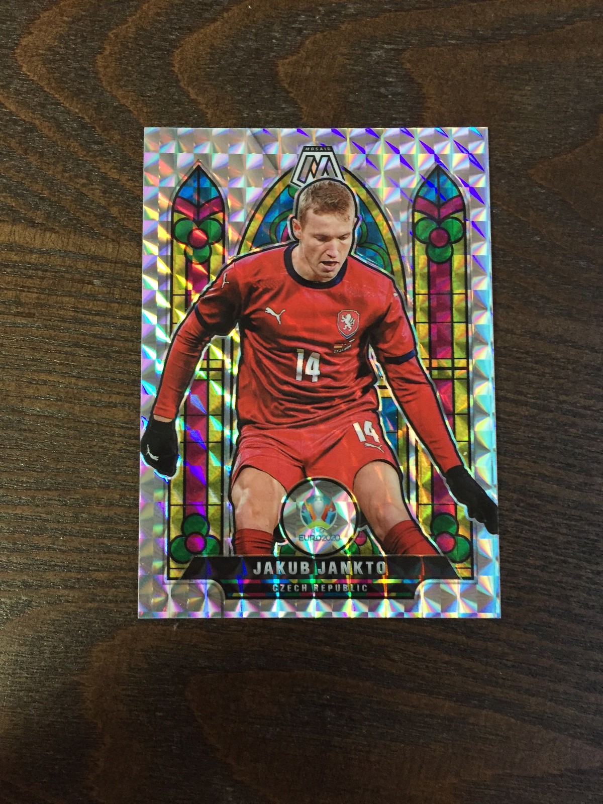 2021 Panini Mosaic Euro Jakub Jankto Stained Glass Case Hit SSP Czech