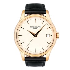 Patek Philippe Calatrava 5227R Ivory Dial 18K Rose Gold Mens Watch Box Papers