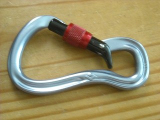 Black Diamond Gridlock Screwgate Carabiner rock climbing gear Gently Used equip