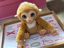 FurReal Friends Interactive Monkey Plush Hasbro E0367 2017 Beige