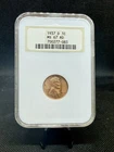 1937-D Lincoln Wheat Cent NGC MS67 RD (Red)