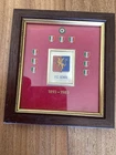 FOOTBALL GENOA 1893 WOODEN FRAME WITH SILVER COAT OF ARMS AND SHIELDS