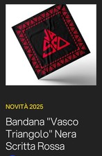 Vasco Rossi- Bandana - Blasco Fan Club -nuovo Sigillato 