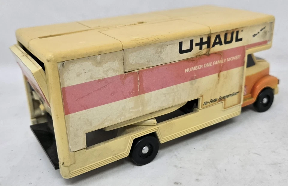 Vintage U-Haul Transfor To Shuttle Truck Toy Uhaul Car Plastic Rental Vehicle - Image 2 of 4