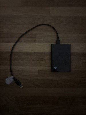HP PD1000A 1TB External Hard Drive USB Personal Media Drive Tested Working