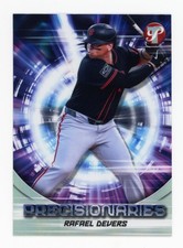 Topps 2025 Pristine Precisionaries Rafael Devers PR-9 Refractor Insert