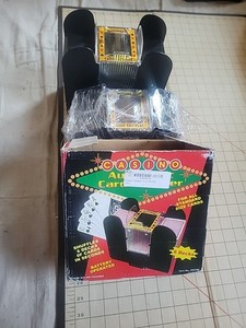 Automatic Electric Card Shuffler for 2, 4, or 6 Decks, Battery Operated