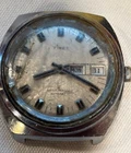1975 Timex Viscount Day Date Automatic running with issues. Portugal case.