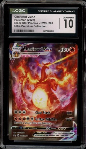 Pokemon Charizard VMAX Ultra-Premium Coll. Full Alt Art Promo SWSH261 CGC 10