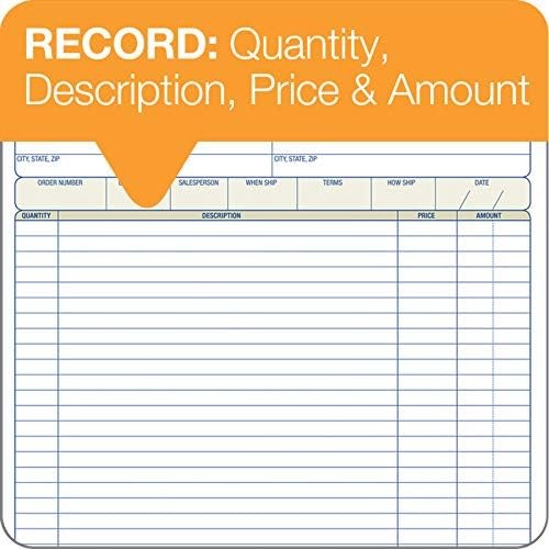 Carbonless Order Book For Business Use