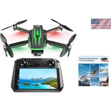 S8 GPS Drones with EIS 4K Camera for Adults Beginner, 5" Screen on Controller...
