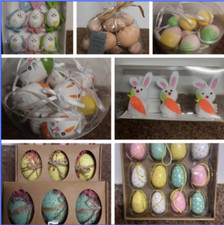 Easter decorations crafts paint sew Chicks Carrots Bunnies Eggs Sheep Flowers