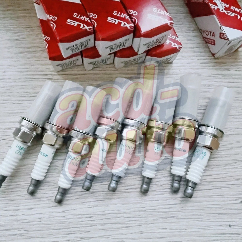 8Pcs DENSO 3421 Iridium Spark Plug 90919-01191 for Volvo Lexus 1GR-FE V6 Engin