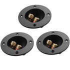 3 Pcs Terminal Speaker Junction Box Office Connectors Subwoofer Plug