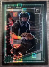 2025 PANINI DONRUSS BASEBALL KYLE TEEL OPTIC BLACK PANDORA RC SSP #102
