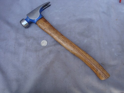 Vintage Vaughan 23 Oz Milled Face California Framer Hammer Original Handle