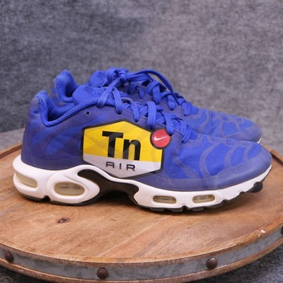 Nike Air Max Plus GPX Mens Size 9.5 Hyper Blue/Black-White Big Logo AJ7181-400