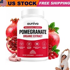 Auniva Pomegranate Organic Pomegranate Extract Capsules, Pomegranate Supplement