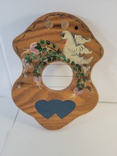 39 Year Old Vintage Door Chime Hand Painted By Peggy Moore White Doves...