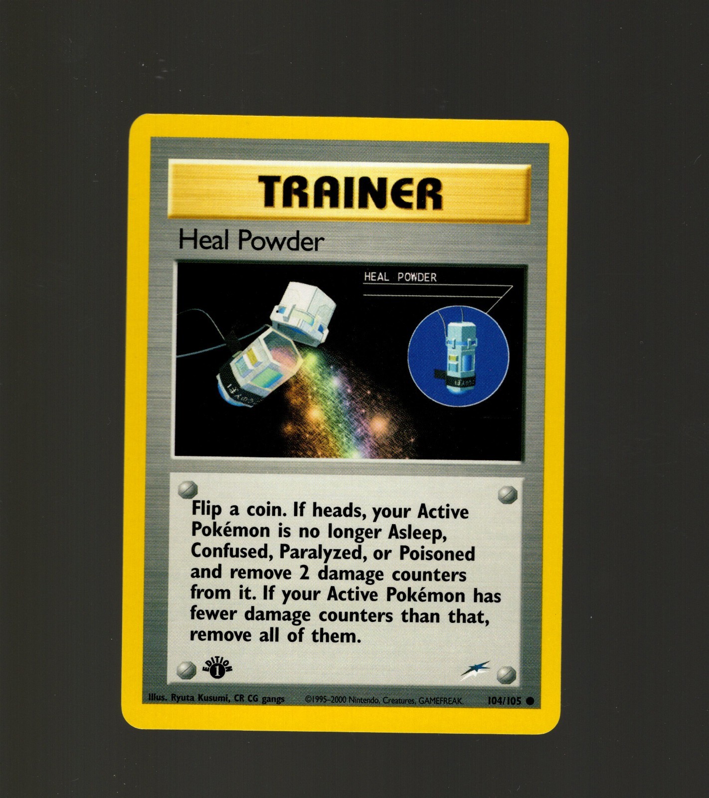 Heal Powder 104/105 1st Edition Neo Destiny Pokemon Card MINT Condition 2002