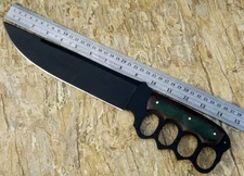 CUSTOM HANDMADE Stainless Steel With Fingers Handle 