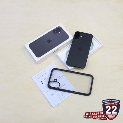 Apple iPhone 16 Plus - 128 GB - Black (Ohne Simlock) Smartphone (w.NEU)