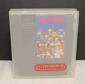 DR. MARIO Cartridge Manual Storage Nintendo Entertainment System NES Tested WORK