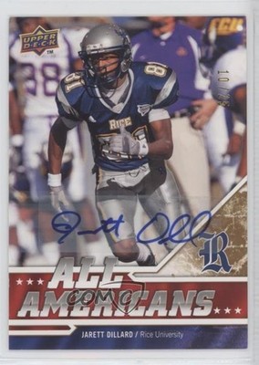 2009 Upper Deck Draft Edition All Americans Copper 10/25 Jarett Dillard Auto 1s7