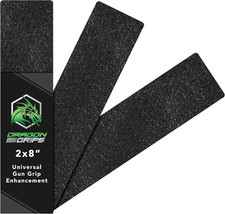 Universal Gun Grip Tape, Non-Slip Black Rubber Grip Tape, Enhanced Grip for Incr