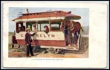 Postcard C RELYND 2-CHERRELYN HORSE CAR, DENVER.   R97