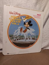 CED 1982 SelectaVision Video Disc Disney Cartoon Parade Vol. 4 MICKEY MOUSE