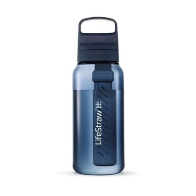 LifeStraw - Go 1 Liter Wasserfilter Reiseflasche - Tritan Renew Aegean Sea