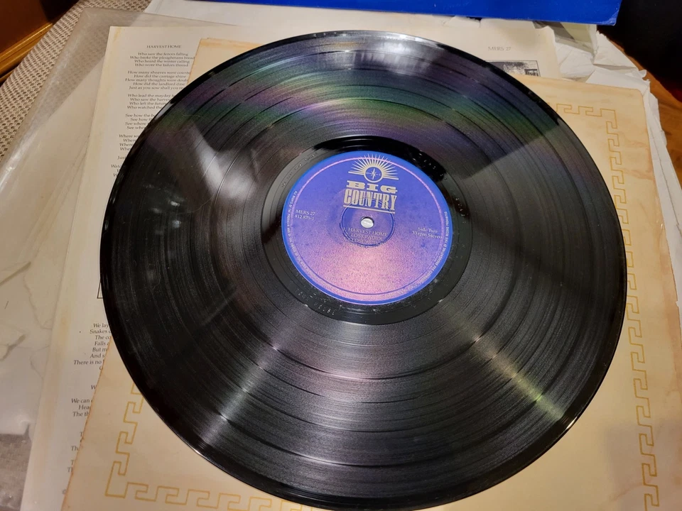 Big Country – The Crossing LP Mint Vinyl NM Cover + Insert & Poly Sleeve 8120870 - Image 3 of 4