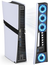Ps5 Pro 4 Cooling Fans,Ps5 Pro Accessories Fans with USB 3.0,Efficient Quiet Coo