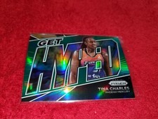 2022 PRIZM WNBA #3 TINA CHARLES MERCURY GET HYPED GREEN SP