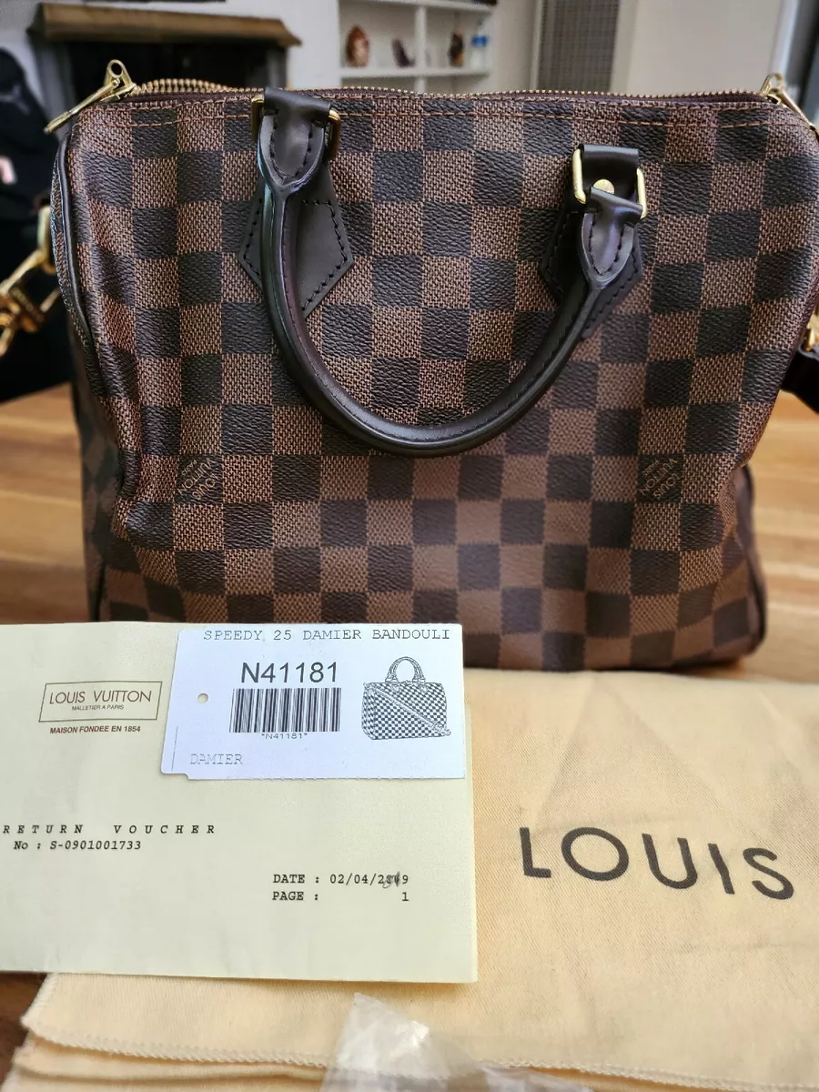 Louis Vuitton Speedy 25 Bandouliere Shoulder Bag