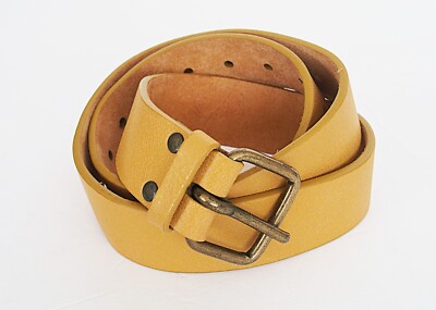 Marc Jacobs Leather Belt Tan One Size