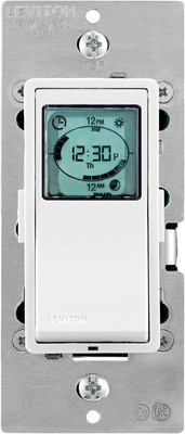 Decora Programmable Timer Switch for Lights & Motors, Neutral Wire Required