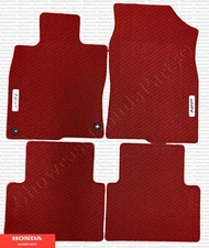 🔥 Genuine Honda Red HFP Floor Mats (Set of 4) Fits: 2017-2021 Civic 🔥