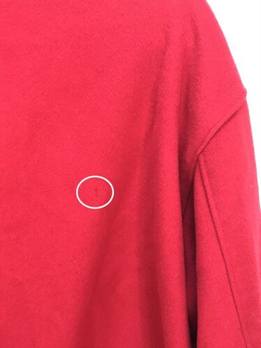 Oso Dorado Loro Piana Rojo Bombardero Chaqueta Universitaria Lana Cuero Adornos Hombres Talla L - Imagen 24 de 24