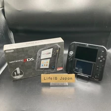 Nintendo 2DS Clear Black Console with Stylus & Charger Boxed Tested from Japan