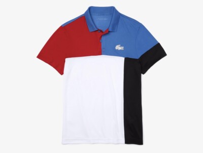 Men’s Lacoste SPORT Colour-block Piqué Polo Shirt DH0850 00 CHS Size 2-XS  UK