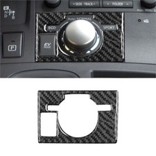 Cubierta de interruptor de accionamiento de fibra de carbono para Lexus CT200h 2011-2017 tipo A