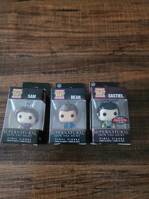 POCKET POP! KEYCHAIN SUPERNATURAL SAM/DEAN/CASTIEL PACK