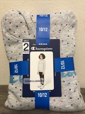 Champion Girl's 2 Piece Pullover Hoodie  Legging Active Set