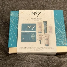 No7 ALREADY PERFECT PROTECT & PERFECT COLLECTION 6 PC SET ADV. DAY & NIGHT SERUM