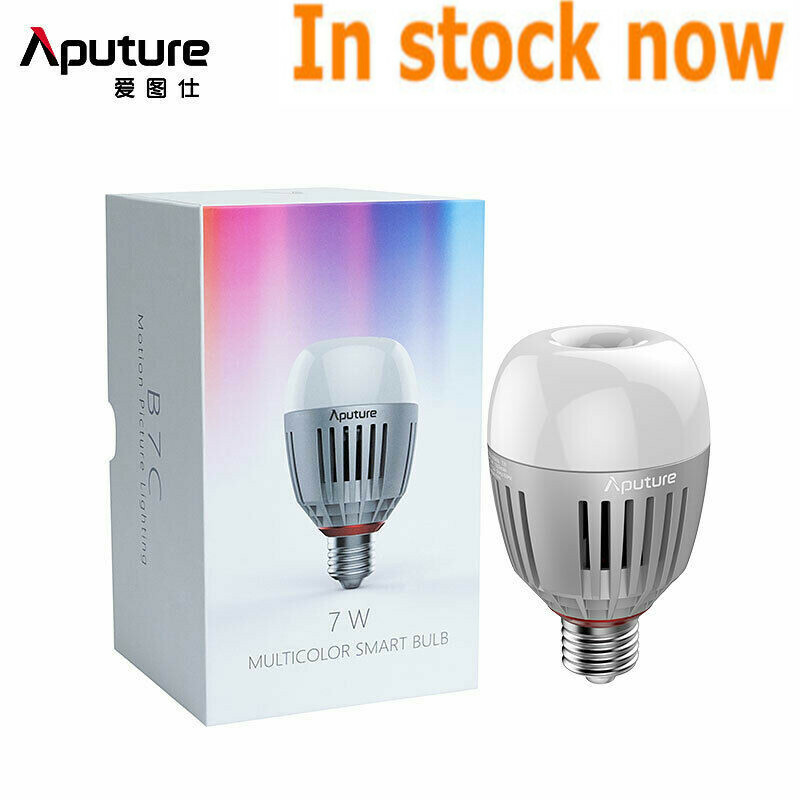 Aputure Accent B7C LED Light Smart Bulb 2000K-10000K Adjust 7W