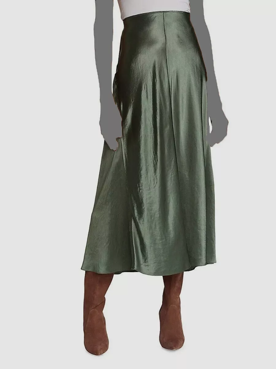 Vince slip skirt clearance navy