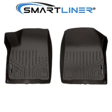 SMARTLINER Custom Fit Floor Mats 1st Row Set Cocoa 2020 2025 Cadillac XT6